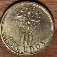 Portugalia - moneda de colectie - 10 escudos 1999 - xf+ / aunc- superba !