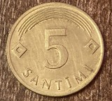 C50 - Moneda foarte veche - Letonia - 5 santimI - 2006, Europa