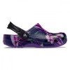 Saboti Crocs Classic Toddler Meta Scape Clog Mov - Neon Purple/Multi, 24