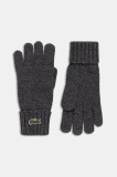 Lacoste mănuși de l&acirc;nă culoarea negru, RV0452