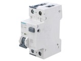 &Icirc;ntrerupător RCBO Siemens 16A 10mA 1P 230/400VAC Cod 5SU1154-7KK16