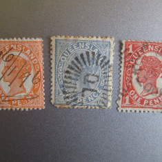 TIMBRE AUSTRALIA QUEENSLAND NEUZATE STAMPILAT=201