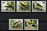 NIUE 1985 - Pasari, Audubon aniv. 200 de ani / serie completa MNH (Michel 25&euro;), Nestampilat