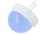 LED albastru POLAM-ELTA 20mm 160-750mcd 120&deg; convex CQL-434-2