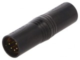 Adaptor XLR 5 Poli Negru NA5MM-B, Neutrik