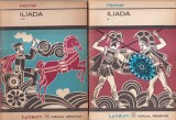 Carti Homer - Iliada, Editura Albatros, 2 volume, Brosata, Romana, 1967/1973