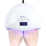 Lampa Unghii UV LED Sun5 Plus 48W, 24 LED, Senzor, Display LCD, Uscare Rapida Oja Semipermanenta si Gel UV