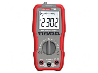 Multimetru Digital LCD SEFRAM7212 6000 Contează foto