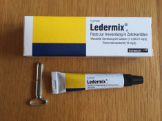 LEDERMIX Tub pasta 5g - Riemser Pharma GmbH Germania - valabilitate 03.2021 foto