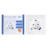 Priza inteligenta PNI SmartHome WP202 WiFi, montaj ingropat, control prin internet, aplicatie dedicata Tuya Smart, compatibila A