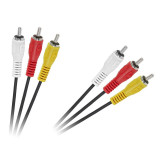 Cablu 3xrca-3xrca 1,5m standard, Oem