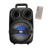 Boxa Activa Cu Statie Tip Troller Super Style cu Bluetooth , Radio FM , USB , Card , Telecomanda