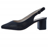 Pantofi dama, din piele naturala, marca Jose Simon, KD902-31-R159-01-147, negru
