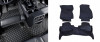 Covorase presuri 5D din piele Vw Tiguan 2007-2016 Lux Tip Tavita dedicate Negru+Bej, ALEMAR