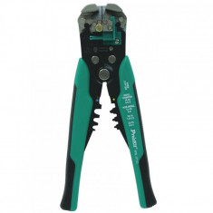 Cleste dezizolator si pentru presat papuci, opritor detasabil, 210 mm