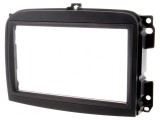 Cadru radio 2 DIN negru Fiat