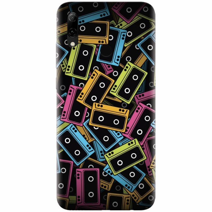 Husa silicon pentru Huawei P Smart 2019, Audio Cassette Color Vector