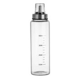 Recipient Sticlă Ulei 500ml cu Gura de Scurgere și Capac Transparent, CMCLASS