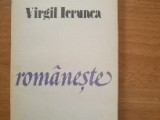 Romaneste - Virgil Ierunca