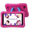 Tableta copii AOGO K8, ecran 8&Prime; LCD, 32GB, 2GB RAM, WiFi, Android 13, control parental, jocuri si activitati educative, camera 5 MP, roz