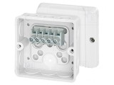 Cutie de conexiuni IP55 88x88x50mm Albă