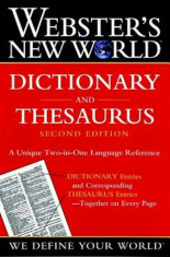 Webster&amp;#039;s New World Dictionary and Thesaurus, 2nd Edition (Paper Edition), Paperback/The Editors of the Webster&amp;#039;s New World D foto