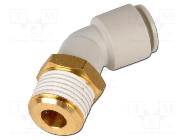 Racord push-in filetate unghi 90&deg; SMC 1&divide;10bar -5&divide;60&deg;C