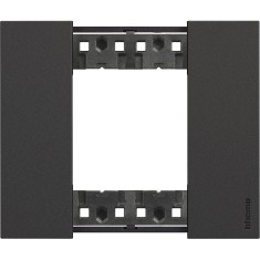 Rama ornament 2M Living Now Bticino negru KA4802KG