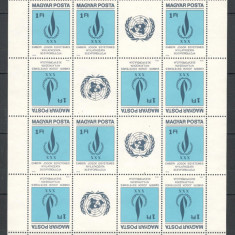 Ungaria.1979 30 ani Declaratia drepturilor omului-coala mica SU.513
