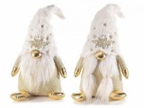 Cumpara ieftin Set 2 figurine Mos Craciun si Craciunita 17x11x37 cm