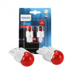 SET BECURI LED PHILIPS W21/5W RED PHI 11066U30RB2 foto