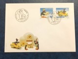 Elvetia 1999 - serial de animatie Pingu, serie pe FDC