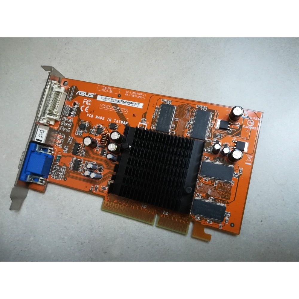 Placa video AGP Asus Ati Radeon 9550 256Mb DDR 128bit DirectX 9.0 ...