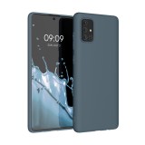 Husa pentru Samsung Galaxy A71, Silicon, Albastru, 51208.202, Carcasa