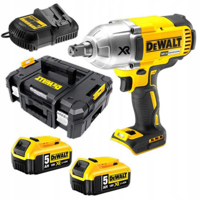 Pistol de impact 1 2 cu 2 acumulatori 1625Nm DeWalt DCF899P2 foto