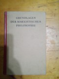 Grundlagen der marxistischen philosophie