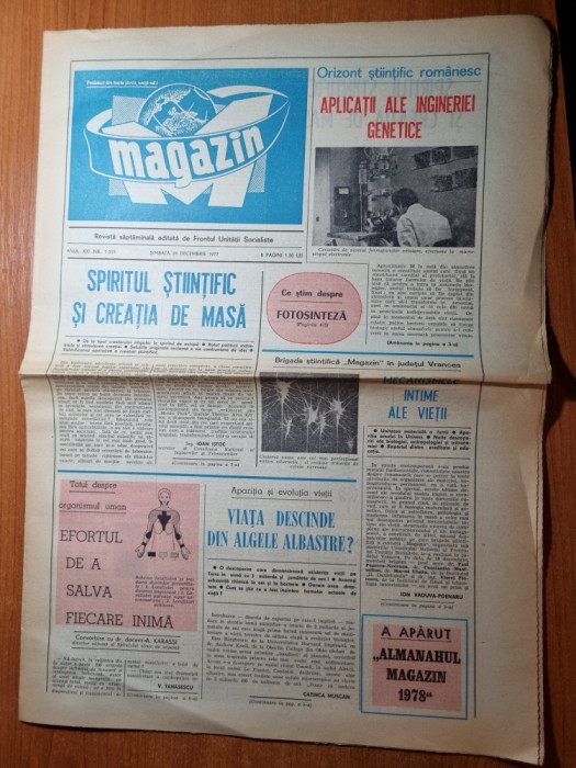 ziarul magazin 24 decembrie 1977