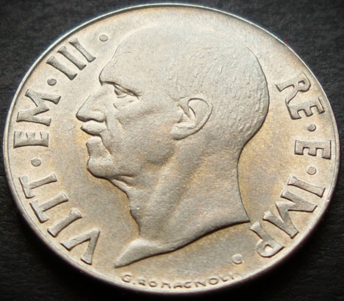 Moneda istorica 20 CENTESIMI - ITALIA FASCISTA, anul 1943 * cod 3481 = excelenta