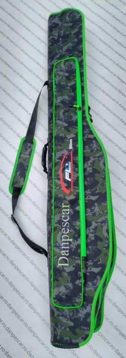 Geanta HUSA PROFL rigida pentru 2 SAU 3 lansete cu mulinete lungime 150cm