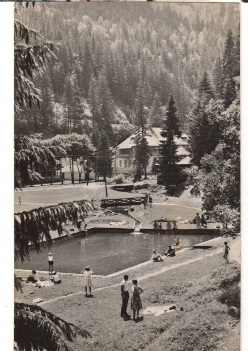 CPIB 15978 CARTE POSTALA - LACUL ROSU. STRANDUL, RPR