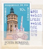 1992 Foișorul de foc LP 1285 MNH Pret 0,5+1 Lei, Militar, Nestampilat