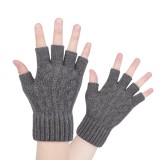 Manusi fara degete dama - 17cm st0014 - dark gray