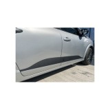 Abtibild bandou lateral compatibil Logan 3 negru mat texturat (4 bucati) Cod:QITL3-01 Automotive TrustedCars, Oem