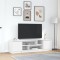 Gossi dulap tv alb 188,5x41x50 cm lemn prelucrat