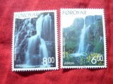 Serie Feroe 1999 Europa CEPT - Cascade , 2 valori