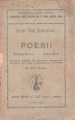 1480SPN Victor Vlad Delamarina, Poesii Bănățenesci &ndash; &Icirc;ntocmiri ... de Dr Valeriu Branisce, 1902, Lugoj