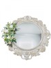Oglinda decorativa cu rama , decorata cu flori criogenate si plante stabilizate, Eventissimi&reg;