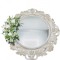 Oglinda decorativa cu rama , decorata cu flori criogenate si plante stabilizate