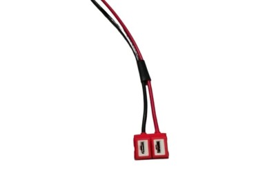 Mufa ceramica bec auto pentru soclu H7, cu fire 15cm H7-Rplug foto