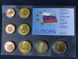 Set Euro - Probe - Russia 2007 , 8 monede